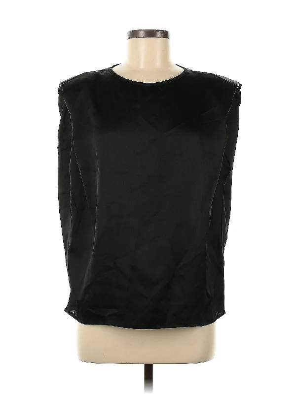Sleeveless Blouse Stylish Wrap Blouse