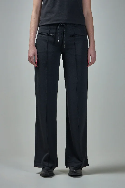 Interlock Tracksuit Baggy Pants Casual Yoga Pants
