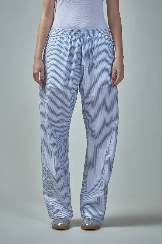 Striped Pants Classic Straight-Leg Pants