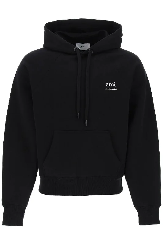 Organic Cotton Hoodie With Hood  - Grey Hoodie with Contrast Stitching Detailed Premium