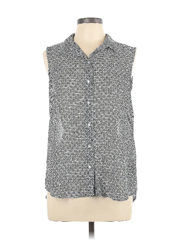 Sleeveless Blouse Soft Pastel Blouse
