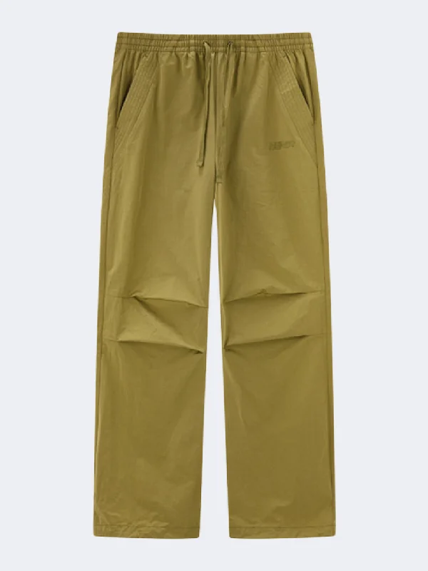 Erke Sports Women Training Pant Dark Olive Green Modern Bootcut Pants