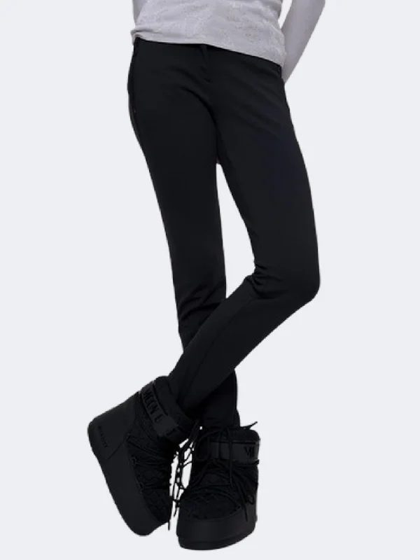 Sportalm Hugo Stirrup Women Skiing Pant Black Elegant High-Waist Pants