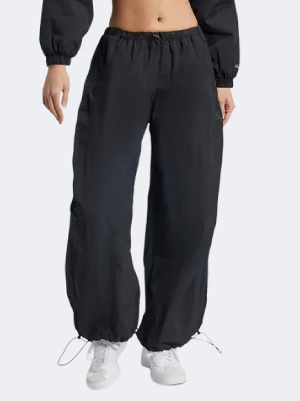 Adidas City Escape Parachute Women Sportswear Pant Black Fashionable Tapered Leg Pants