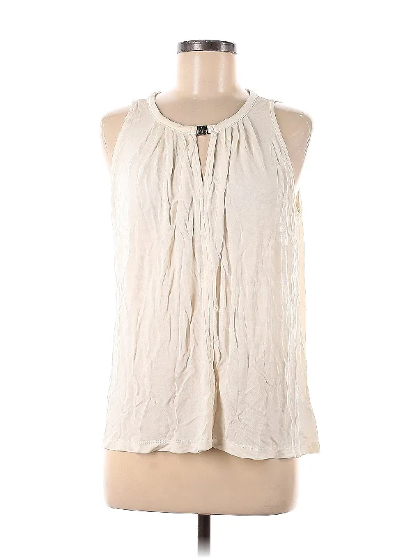Sleeveless Blouse Chic Ruffle Blouse