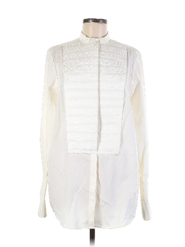 Long Sleeve Blouse Side Tie Blouse