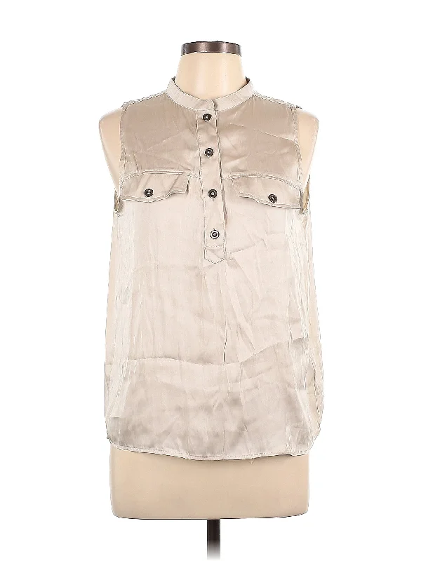 Sleeveless Blouse Versatile Layering Blouse