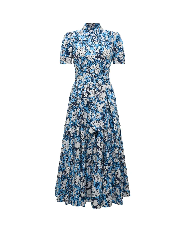 DVF QUEENA DRESS | BLUE