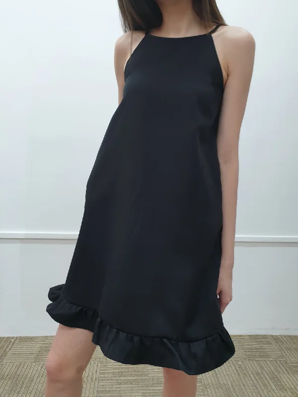 Ruffles Cut In Dress (Non-returnable)
