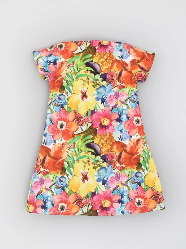 Havanna Print Dress For Girls
