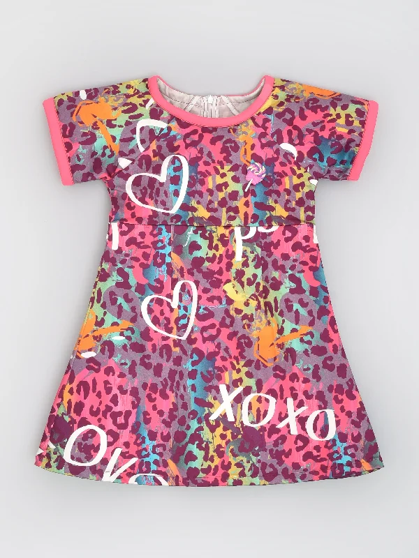 Animal Print Colourful Dress