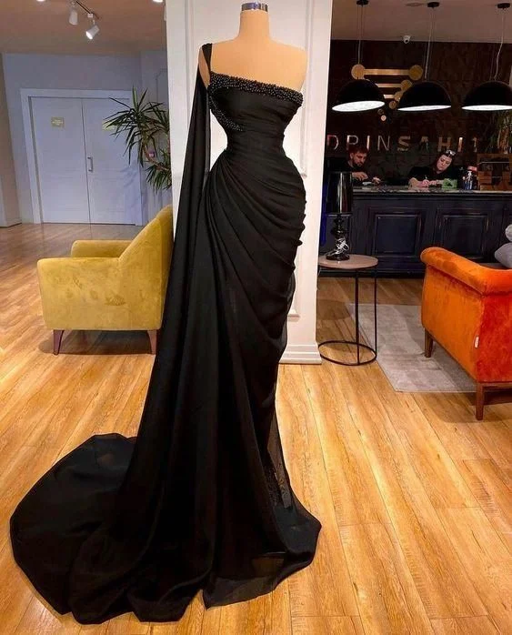 Mermaid long prom dress, sexy prom dress  C1677