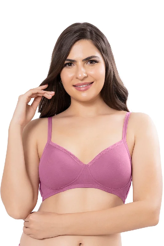 Cotton Casuals Padded Non-Wired Solid T-Shirt Bra - Malaga Collared Crew Neck Turtle Neck Cotton Casuals Padded Non-Wired Solid T-Shirt Bra - Malaga Collared Crew Neck Turtle Neck