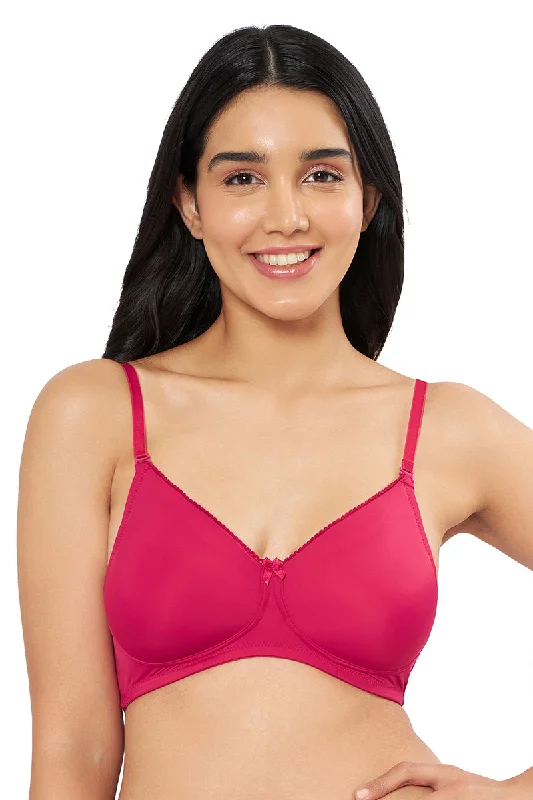Smooth Elegance Padded Non-wired T-shirt Bra - Pursian Red Layered Multi-layer Single Layer Smooth Elegance Padded Non-wired T-shirt Bra - Pursian Red Layered Multi-layer Single Layer