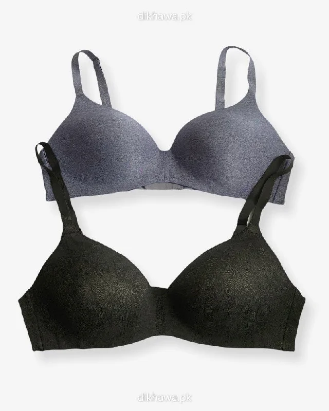 T-Shirt Bra - Soft Padded Imported Stocklot Branded Pushup Bra - Non Wired Bra -Single Padded Bra - Pack of 2 Fleece Fabric Down Fabric Feather Fabric T-Shirt Bra - Soft Padded Imported Stocklot Branded Pushup Bra - Non Wired Bra -Single Padded Bra - Pack of 2 Fleece Fabric Down Fabric Feather Fabric