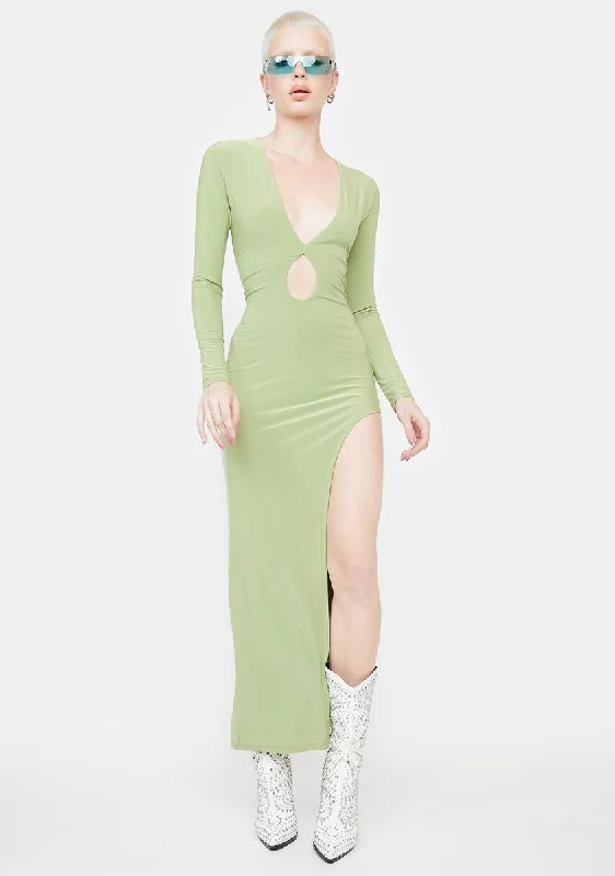 Avocado Offer It All Maxi Dress Trendy Button Front Maxi Dress