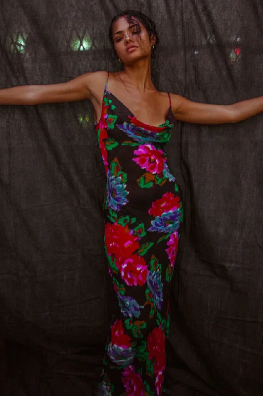Casablanca Maxi Dress Comfortable Fitted Maxi Dress