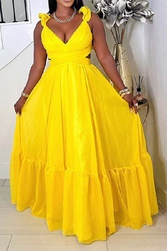 Solid Color Stringy Selvedge Strappy Back Pretty Tiered Maxi Dress Trendy Button Front Maxi Dress Solid Color Stringy Selvedge Strappy Back Pretty Tiered Maxi Dress Trendy Button Front Maxi Dress