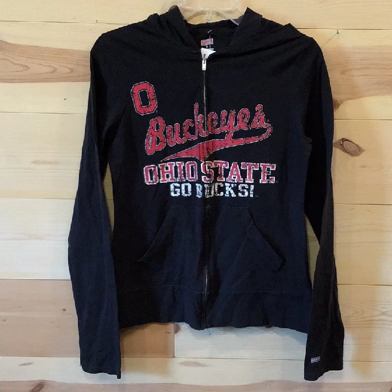 NCAA Soffe Ohio State Buckeyes Black Zip-Up Jacket YOUTH size Large Fitted Jacket Loose Jacket Oversized Jacket NCAA Soffe Ohio State Buckeyes Black Zip-Up Jacket YOUTH size Large Fitted Jacket Loose Jacket Oversized Jacket