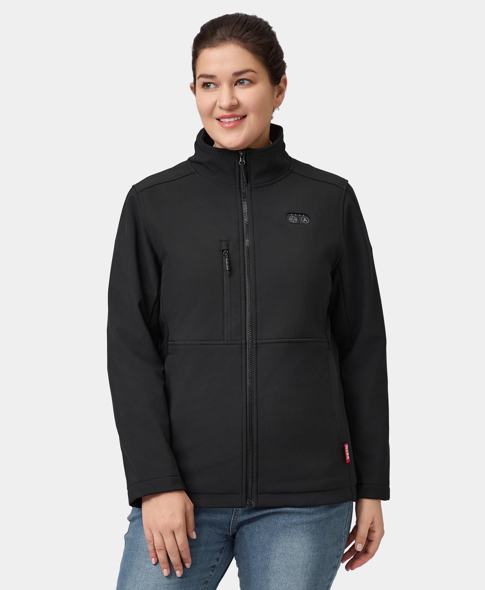 Maverick SureWarm® Women's 6-Zone Dual-Control Heated Softshell Jacket Tiered Jacket Buttoned Jacket Zippered Jacket Maverick SureWarm® Women's 6-Zone Dual-Control Heated Softshell Jacket Tiered Jacket Buttoned Jacket Zippered Jacket