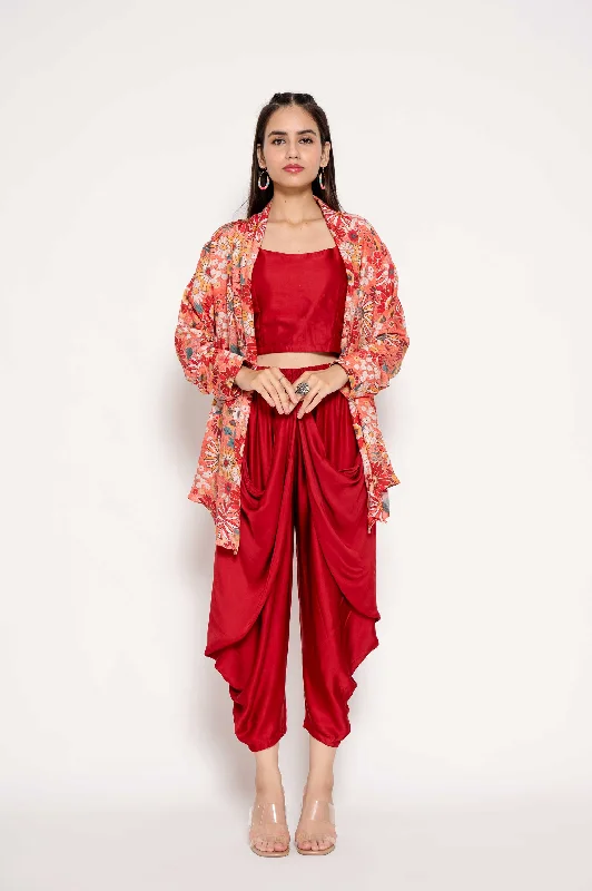 3 pc Solid Coord with Floral Jacket Embroidered Jacket Appliqued Jacket Beaded Jacket 3 pc Solid Coord with Floral Jacket Embroidered Jacket Appliqued Jacket Beaded Jacket