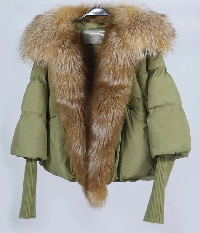 Olive Green/Gold Fox