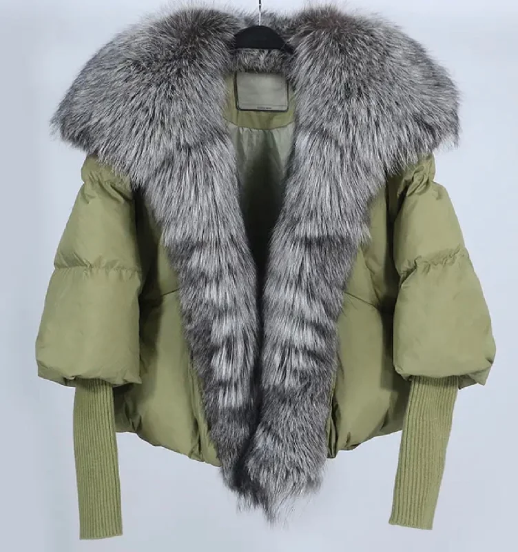 Olive Green/Silver Fox