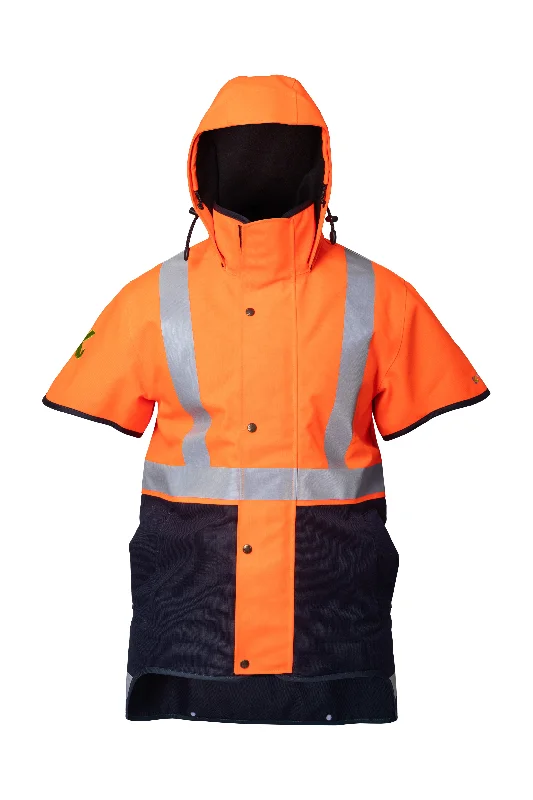 Stormforce Workmate Short Sleeve Jacket Zip Front Button Front Snap Front