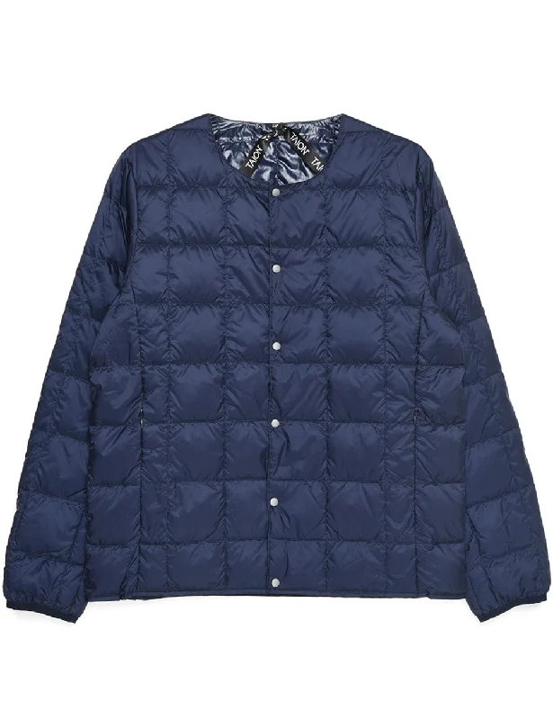 Taion Taion-104 Down Jacket Navy Collared Jacket Crew Neck Jacket Turtle Neck Jacket Taion Taion-104 Down Jacket Navy Collared Jacket Crew Neck Jacket Turtle Neck Jacket