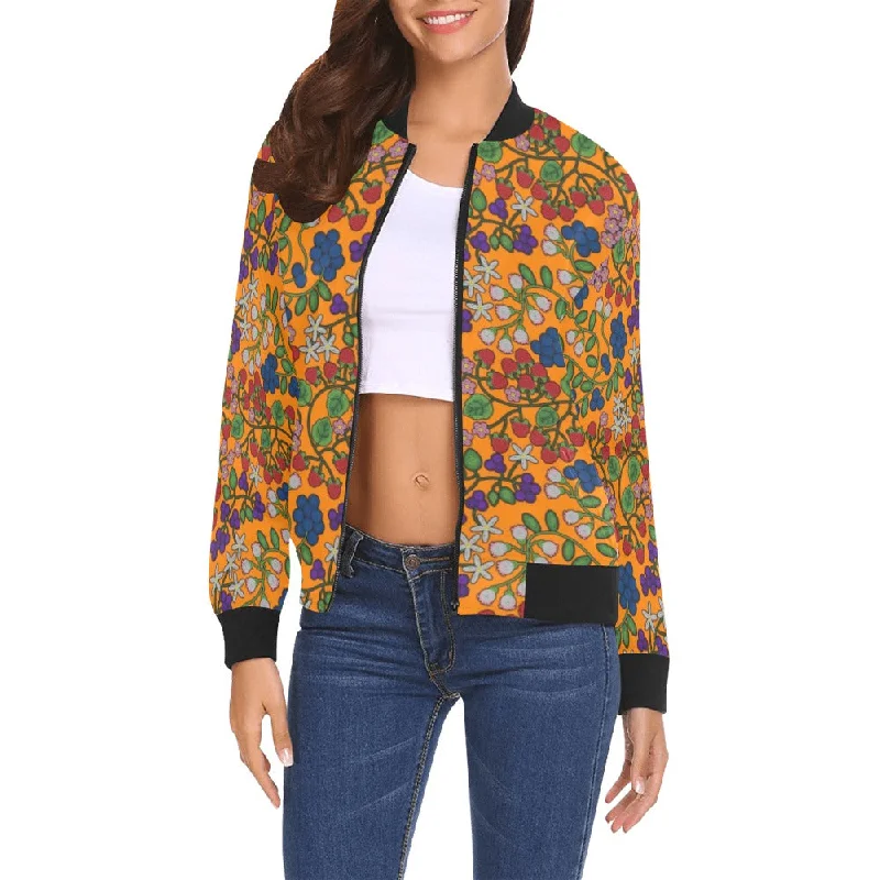 Takwakin Harvest Carrot All Over Print Bomber Jacket for Women Tailored Jacket Straight Jacket A-Line Jacket Takwakin Harvest Carrot All Over Print Bomber Jacket for Women Tailored Jacket Straight Jacket A-Line Jacket