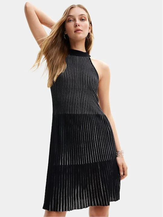 Desigual Women's Dresses Sleeveless Mini Dress Elegant Sequin Mini Dress