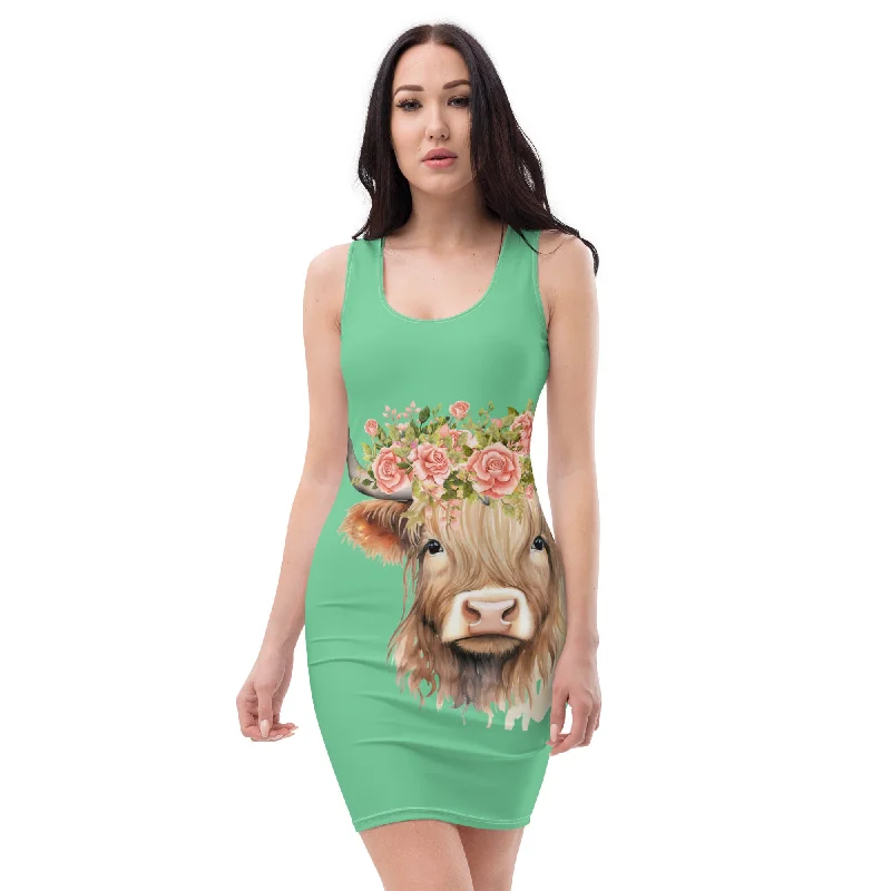 Pasture Perfection The Cow Lovers Fitted Mini Dress, lioness-love Chic Sleeveless Mini Dress Pasture Perfection The Cow Lovers Fitted Mini Dress, lioness-love Chic Sleeveless Mini Dress