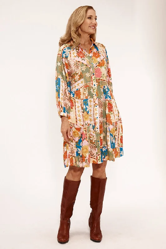 Lulasoul Mirabella Dress Cream