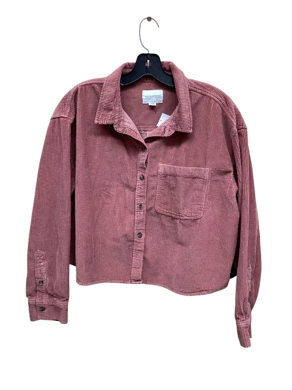 Jacket Other By American Eagle In Pink, Size: M Wool Jacket Cashmere Jacket Tweed Jacket