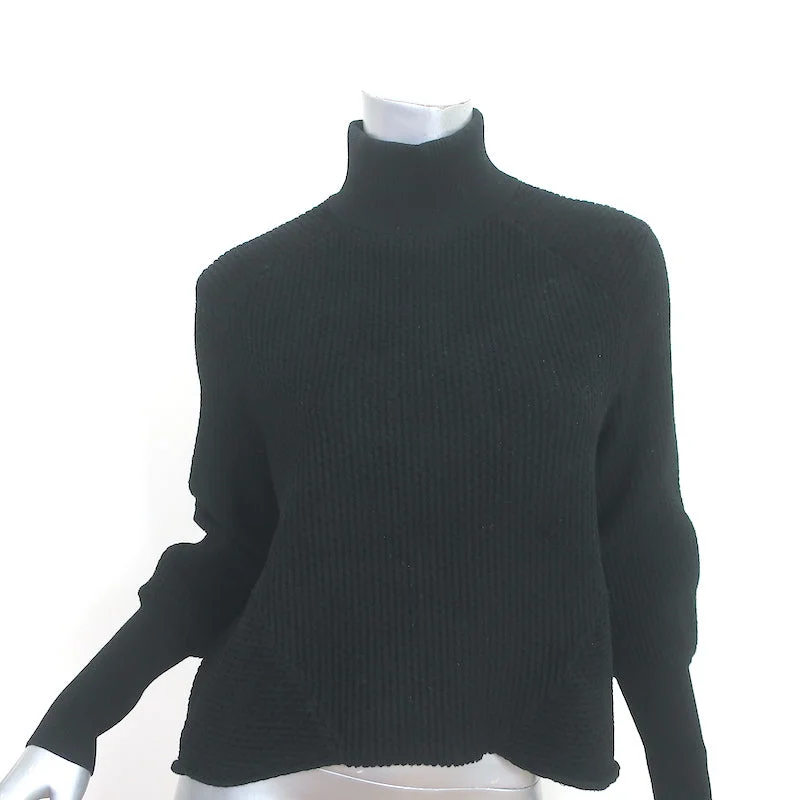 FRAME Chenille Turtleneck Sweater Black Knit Size Extra Small Knit Fabric Woven Fabric Fleece Fabric FRAME Chenille Turtleneck Sweater Black Knit Size Extra Small Knit Fabric Woven Fabric Fleece Fabric