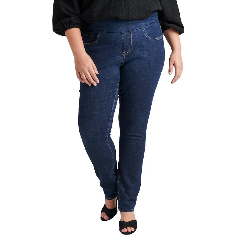 Jag Jeans Womens Plus Nora Mid-Rise Dark Wash Skinny Jeans Elegant High-Waisted Flared Jeans Jag Jeans Womens Plus Nora Mid-Rise Dark Wash Skinny Jeans Elegant High-Waisted Flared Jeans