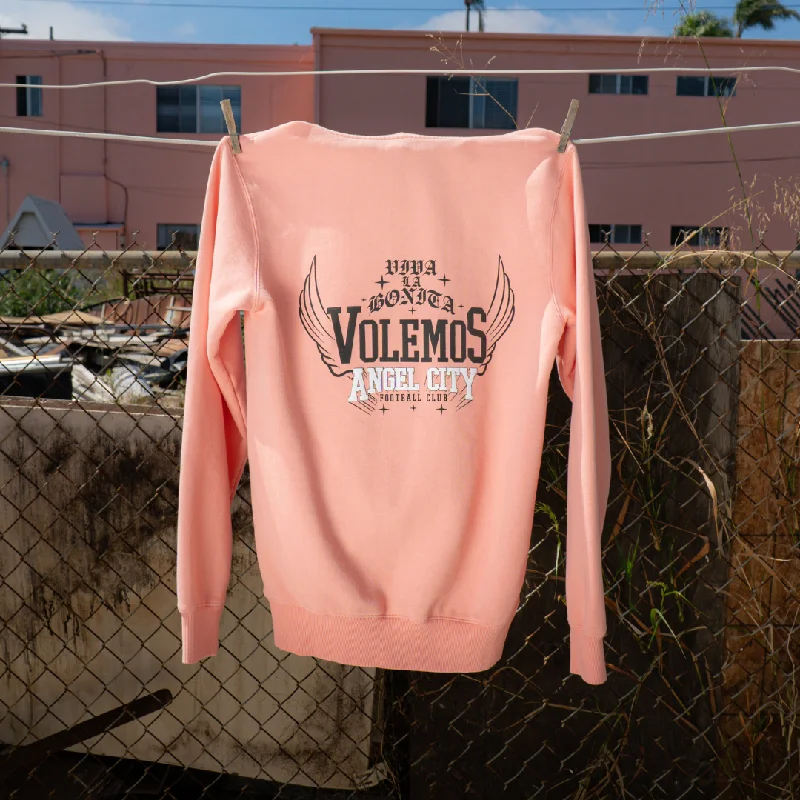 Angel City FC x Viva La Bonita Unisex Sol Rosa Volemos Hoodie Hoodie with Illustration Artistic Creative Angel City FC x Viva La Bonita Unisex Sol Rosa Volemos Hoodie Hoodie with Illustration Artistic Creative