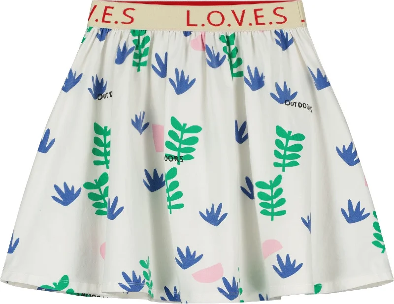 BEAU LOVES NATURAL HOME GROWN CIRCLE SKIRT leather skirt bold
