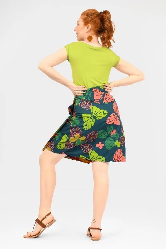 Aluula Long Reversible Button Skirt wool skirt warm