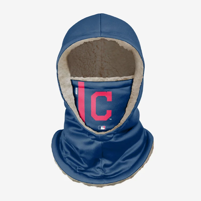 Cleveland Guardians On-Field Navy Hooded Gaiter Hoodie with Bell Sleeves Flared Feminine Cleveland Guardians On-Field Navy Hooded Gaiter Hoodie with Bell Sleeves Flared Feminine