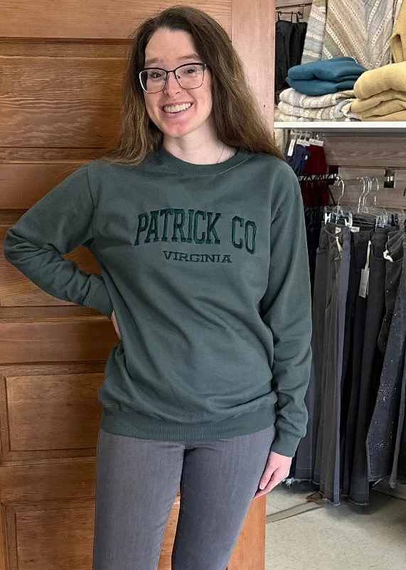 Patrick County Sweatshirt Garment Dyed Willow Hoodie with Exposed Zipper Edgy Industrial Patrick County Sweatshirt Garment Dyed Willow Hoodie with Exposed Zipper Edgy Industrial