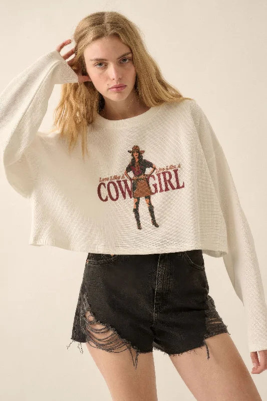 Love like a cowgirl thermal graphic sweatshirt Hoodie with Button Placket Classic Preppy Love like a cowgirl thermal graphic sweatshirt Hoodie with Button Placket Classic Preppy