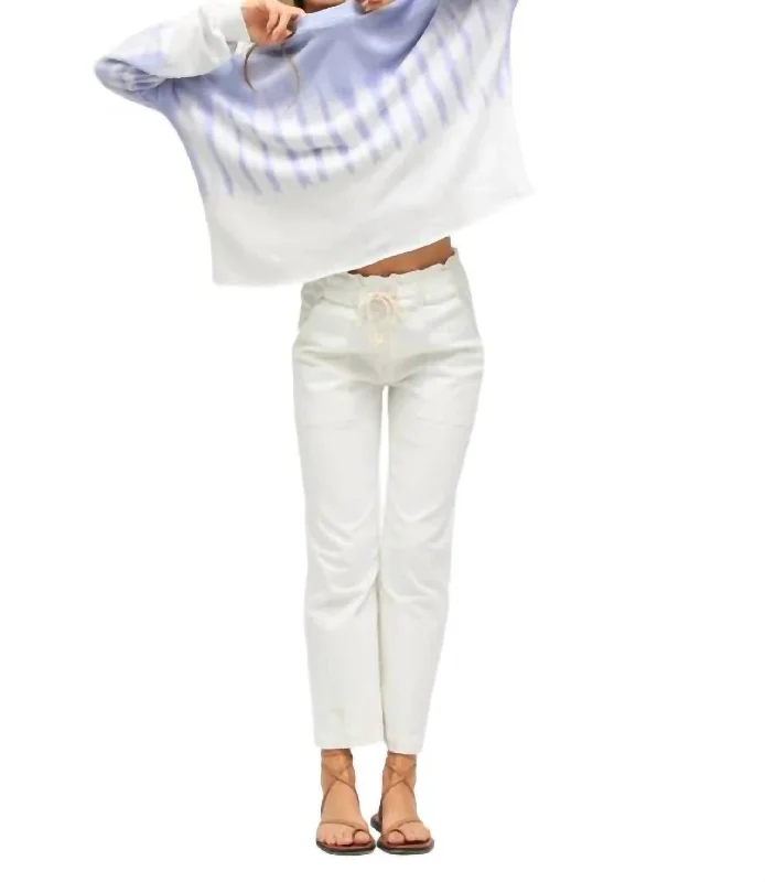 Rylan Sweatshirt In Lavender Cloud Hoodie with Zipper Versatile Modern