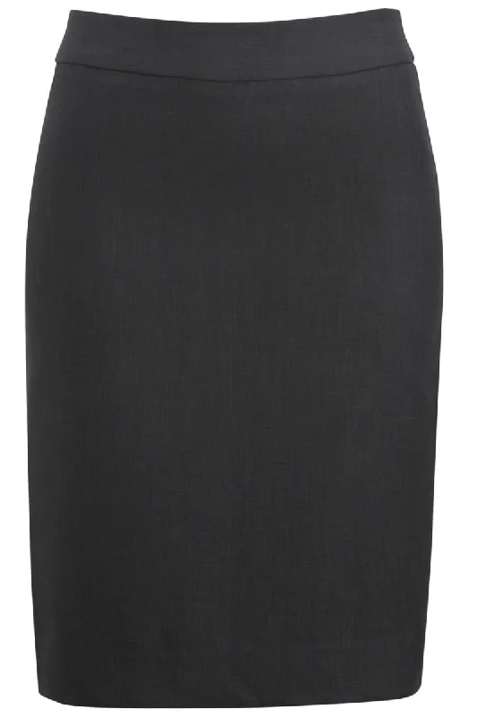 Synergy Washable Skirt - Steel Grey wool skirt sturdy