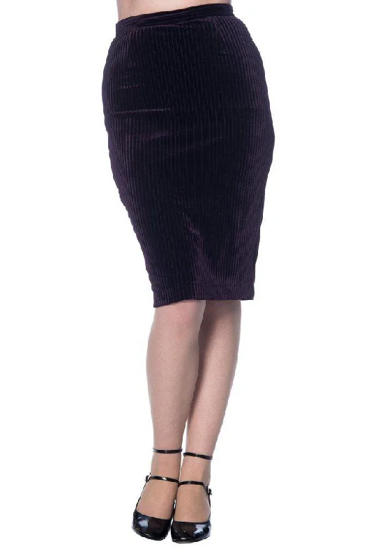 Vera Velvet Skirt denim skirt stylish
