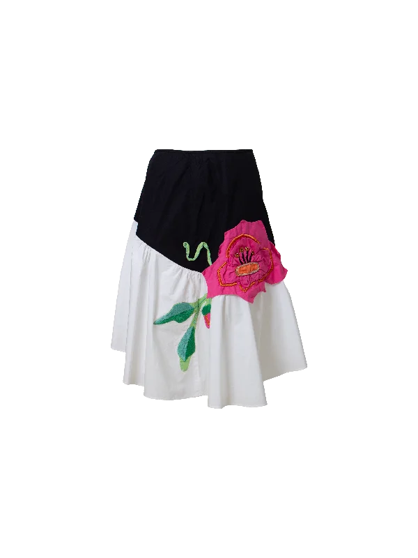 Vintage Christian Lacroix Skirt silk skirt elegant
