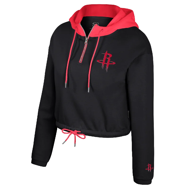 Women's Houston Rockets Stadium Essentials Game Plan 1/4 Zip Hoodie Hoodie with Magnetic Closure Innovative Modern Women's Houston Rockets Stadium Essentials Game Plan 1/4 Zip Hoodie Hoodie with Magnetic Closure Innovative Modern