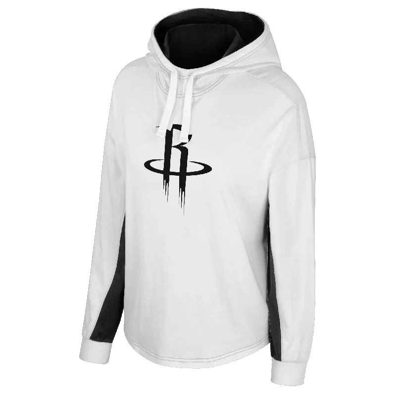 Women's Houston Rockets Stadium Essentials Rally Hoodie Hoodie with Back Slit Movement Comfort Women's Houston Rockets Stadium Essentials Rally Hoodie Hoodie with Back Slit Movement Comfort